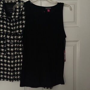 Vince Camuto Classic Black Tank Top